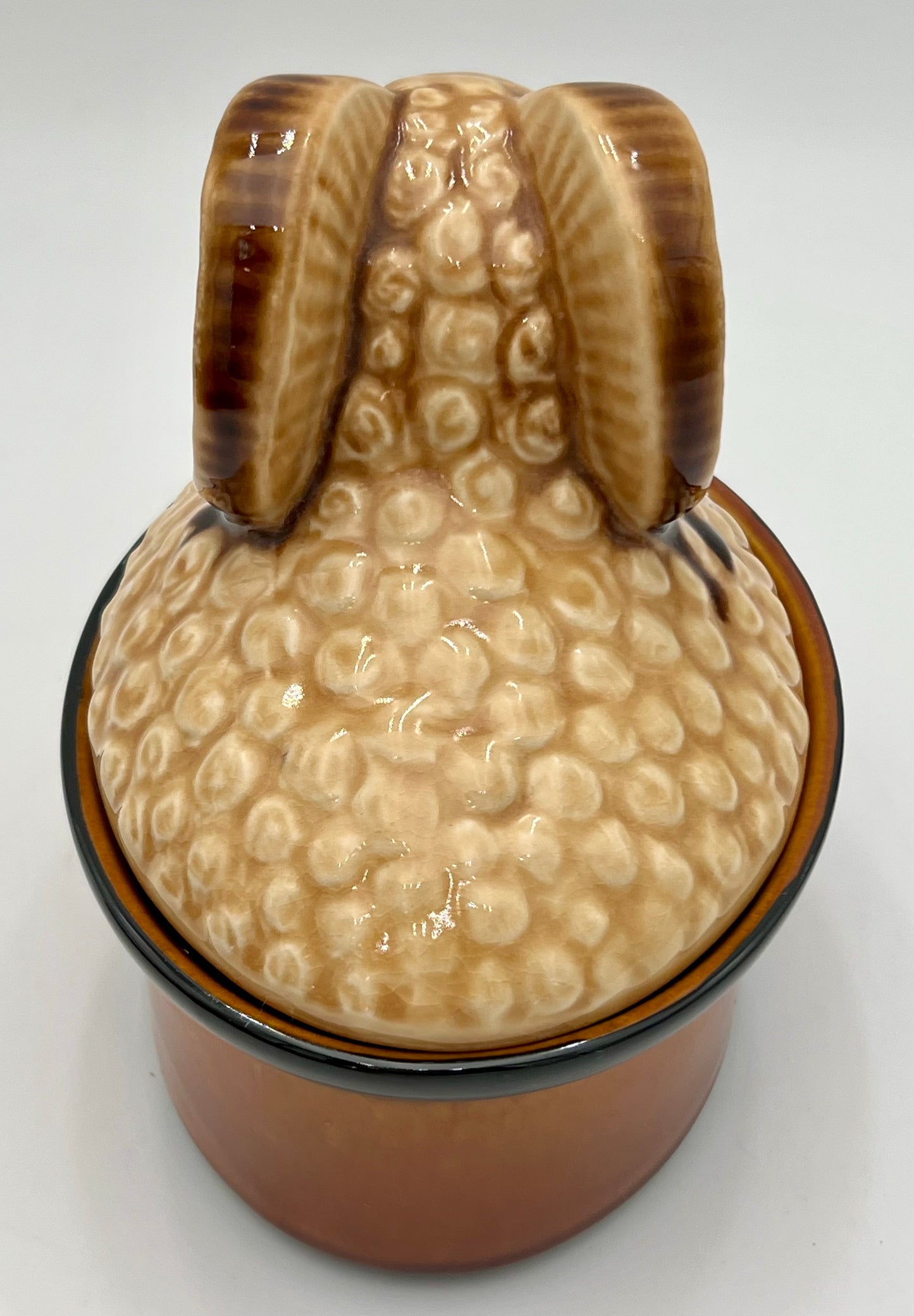 RARE VINTAGE SECLA PORTUGAL RAM HEAD COVERED TUREEN