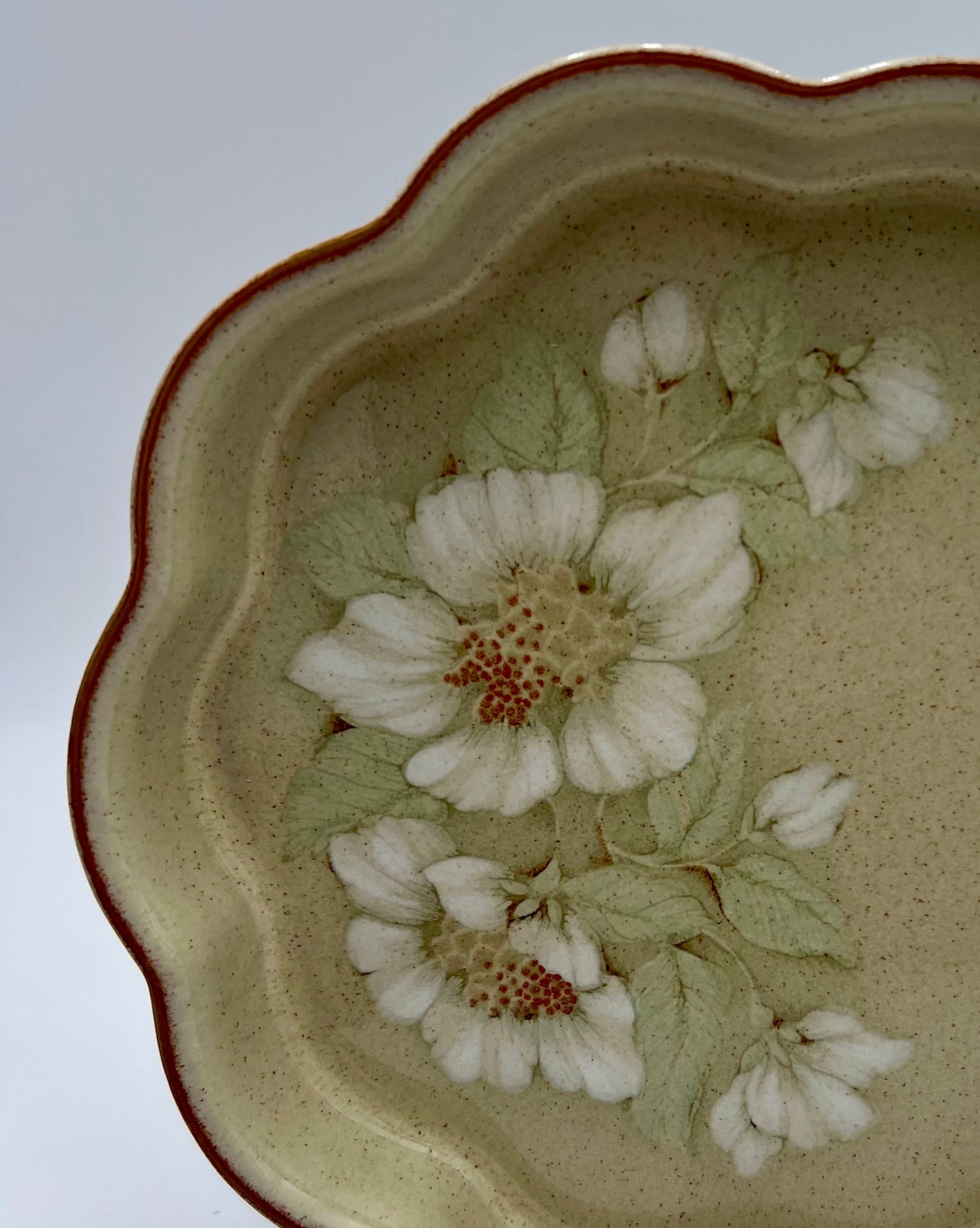 VINTAGE DENBY "DAYBREAK" ENGLAND FINE STONEWARE QUICHE DISH