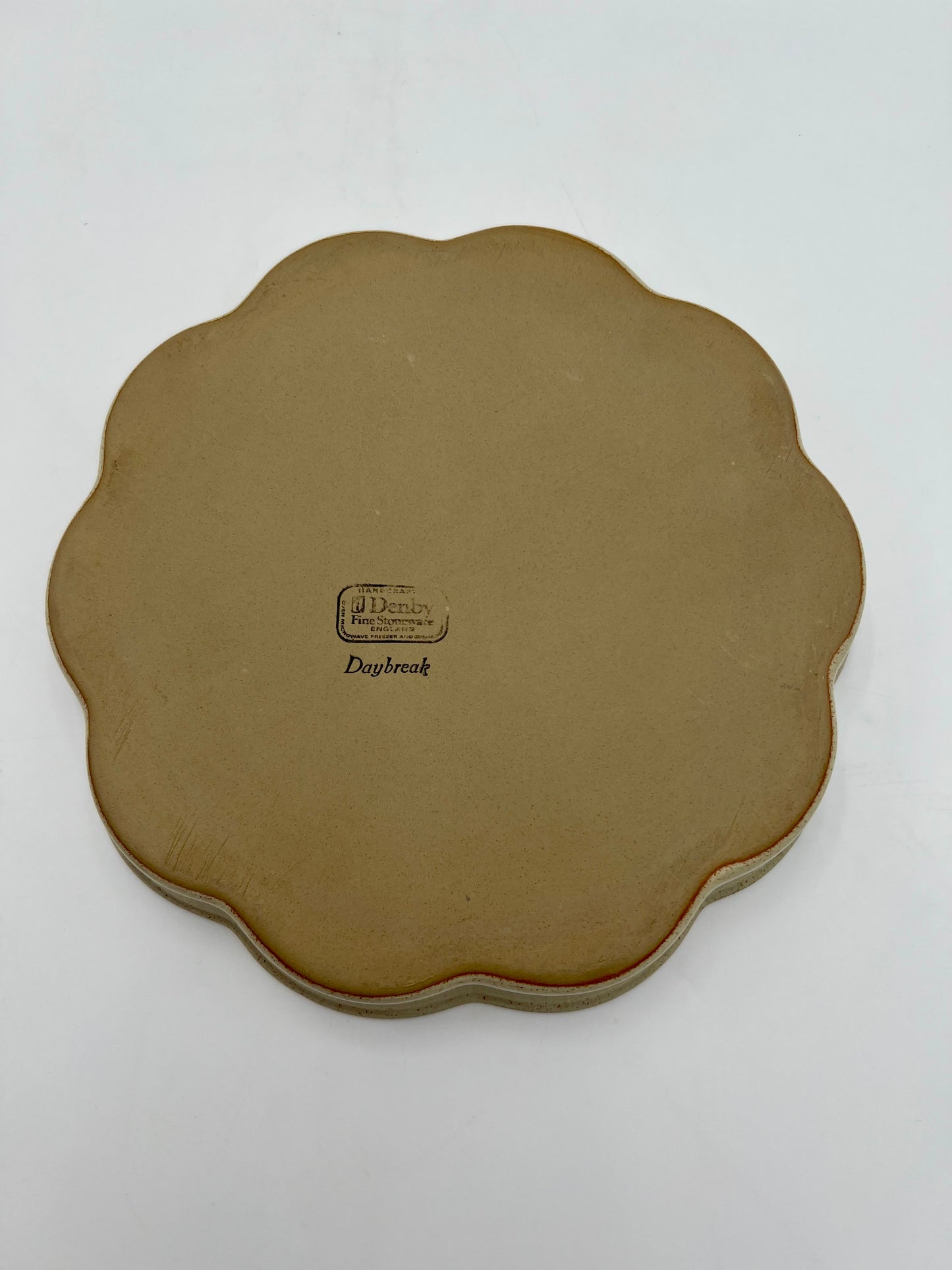 VINTAGE DENBY "DAYBREAK" ENGLAND FINE STONEWARE QUICHE DISH