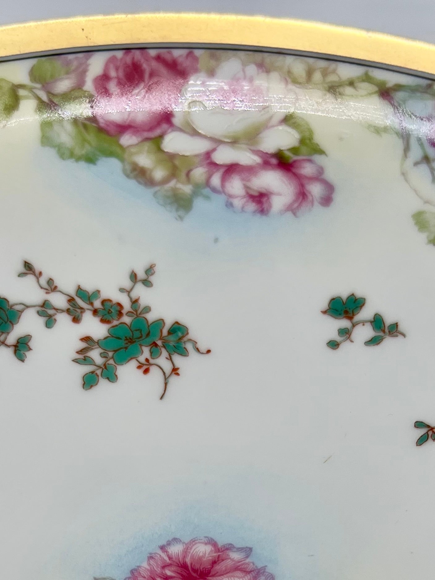 ANTIQUE HAVILAND LIMOGES PORCELAIN DECRATIVE PLATE, CIRCA 1876-1930s