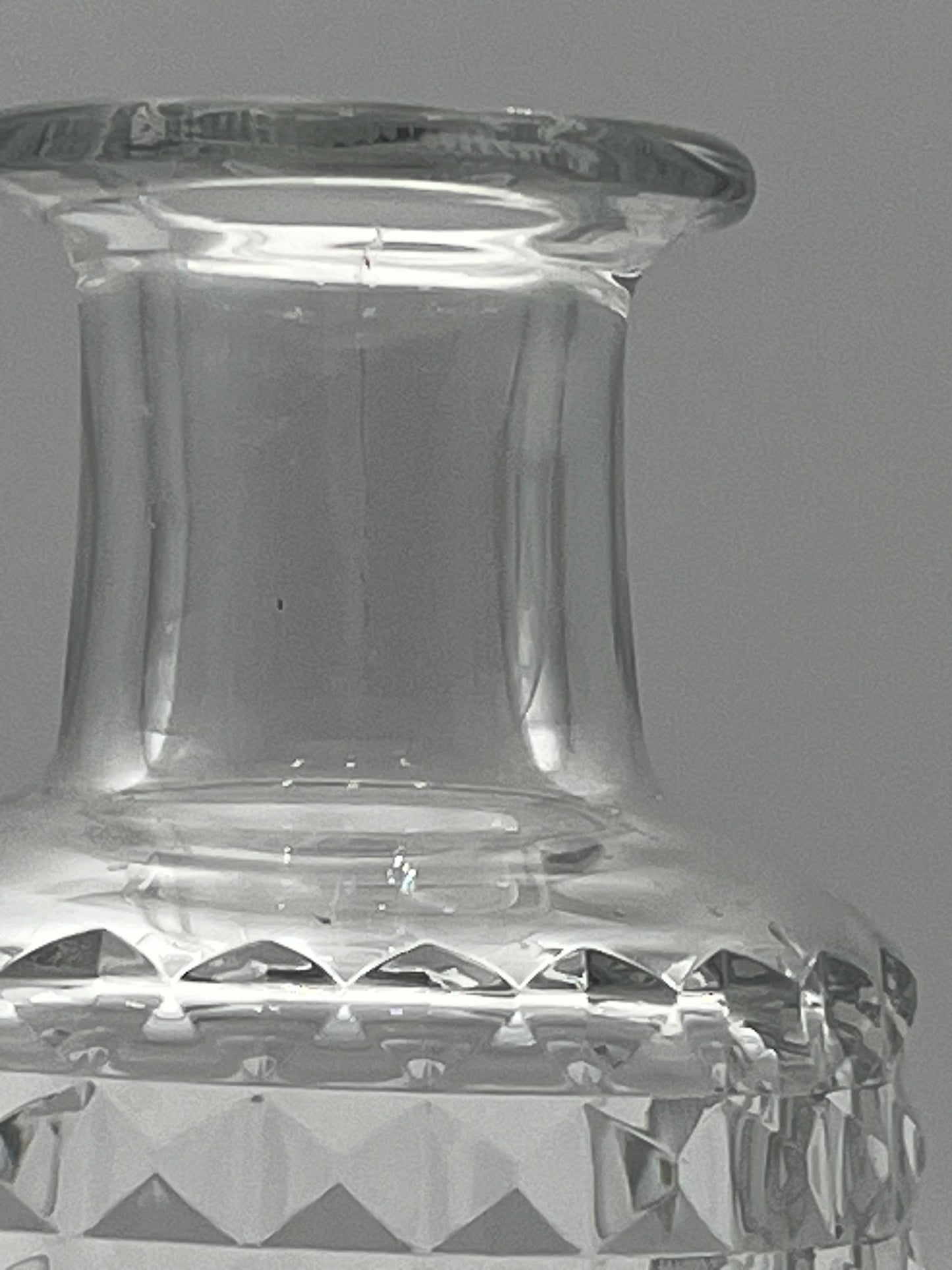 VINTAGE 1940s BACCARAT FRANCE “TALLEYRAND” CRYSTAL DECANTER WITH STOPPER – MARKED FRENCH LUXURY BARWARE