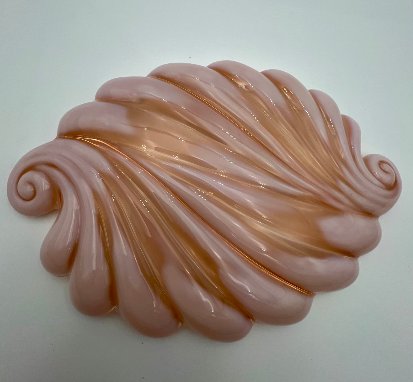 ANTIQUE 1930s ART DECO DUNCAN MILLER OPALESCENT GLASS RELISH TRAY