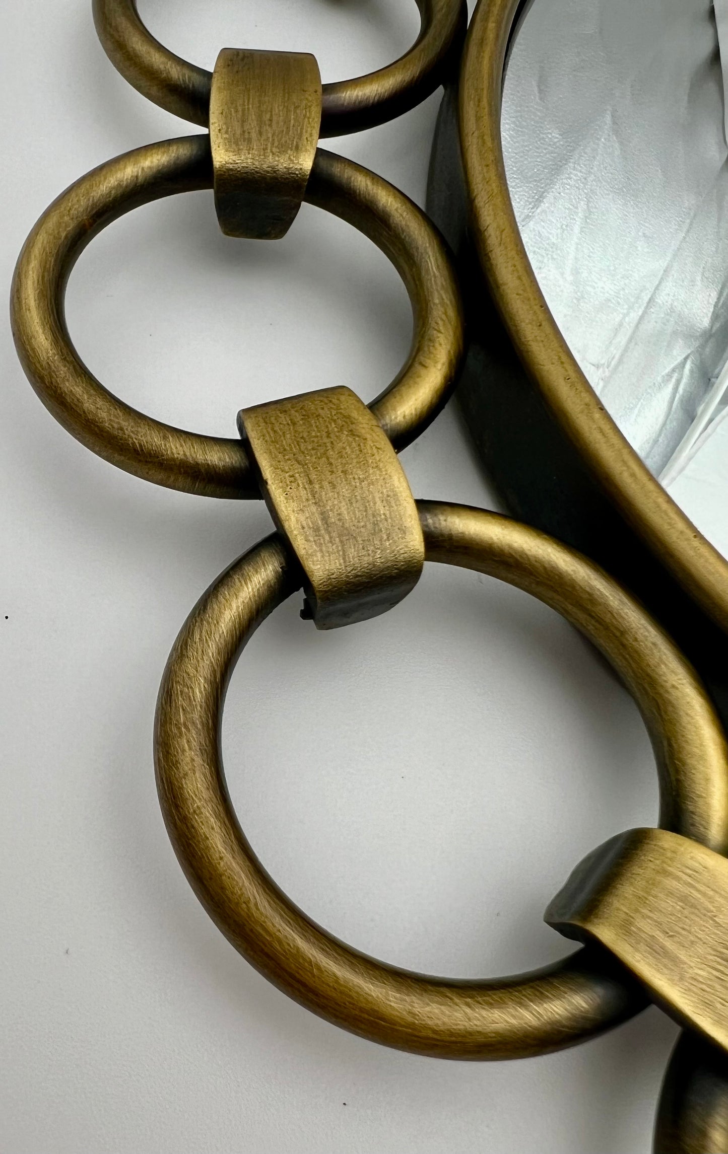 VINTAGE PAIR OF VICTORIA HAGAN CIRCULAR BRASS MIRRORS