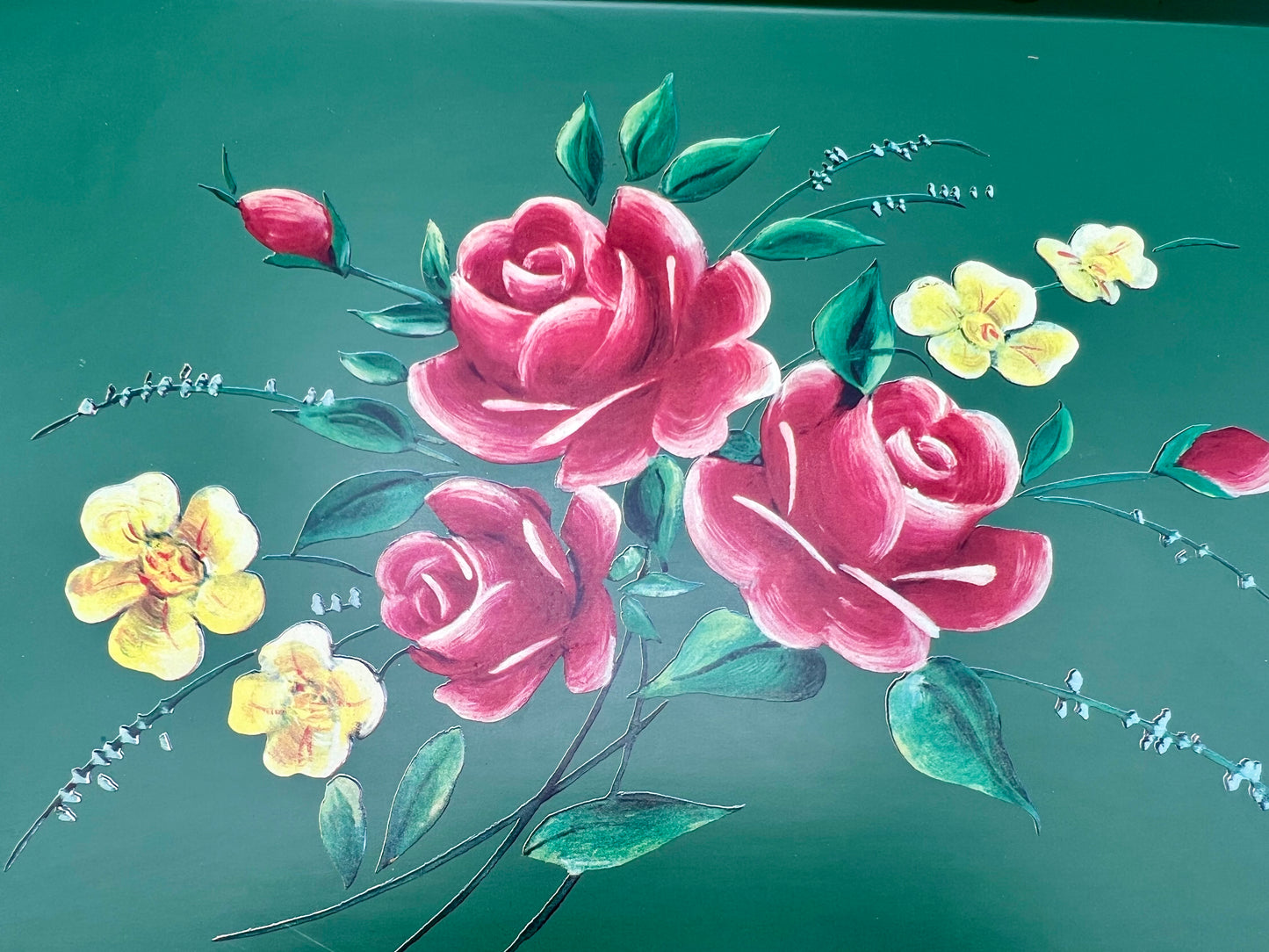 VINTAGE 1960’S VICTORIAN STYLE METAL TRAY