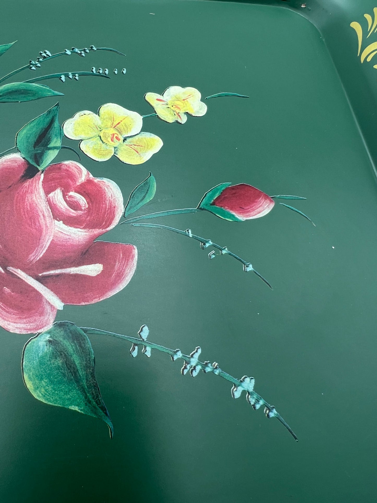 VINTAGE 1960’S VICTORIAN STYLE METAL TRAY