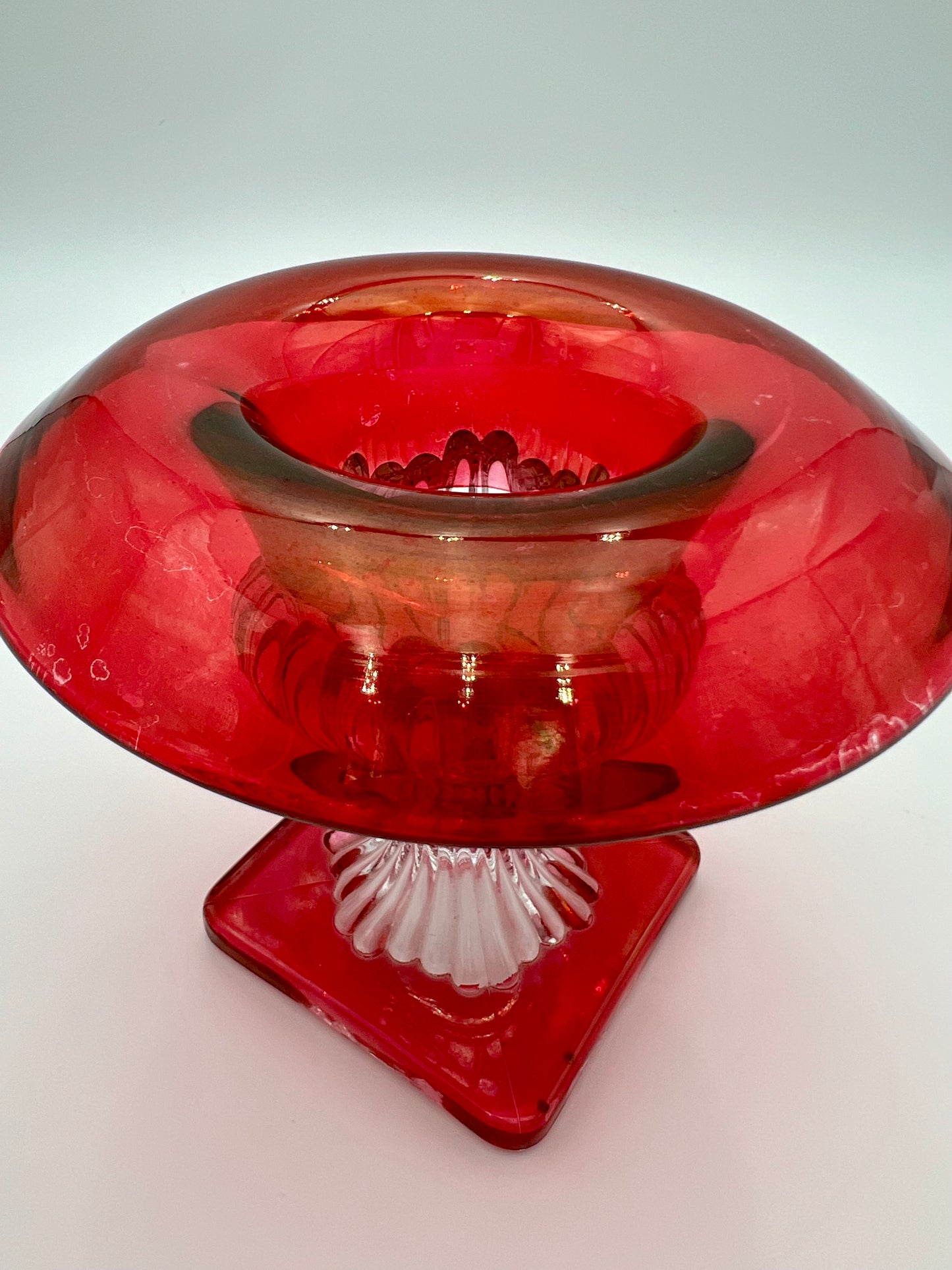 RARE MID-CENTURY WESTMORELAND RUBY RED VASE
