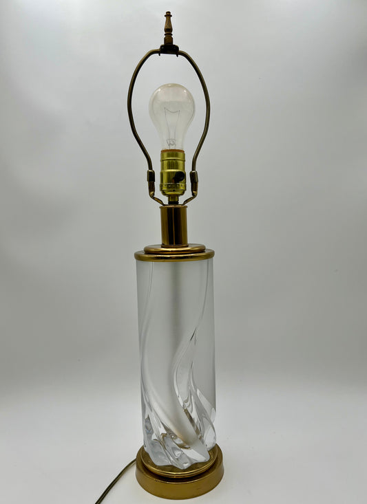 ONE OF A KIND MID CENTURY ART GLASS PEILL AND PUTZLER TABLELAMP