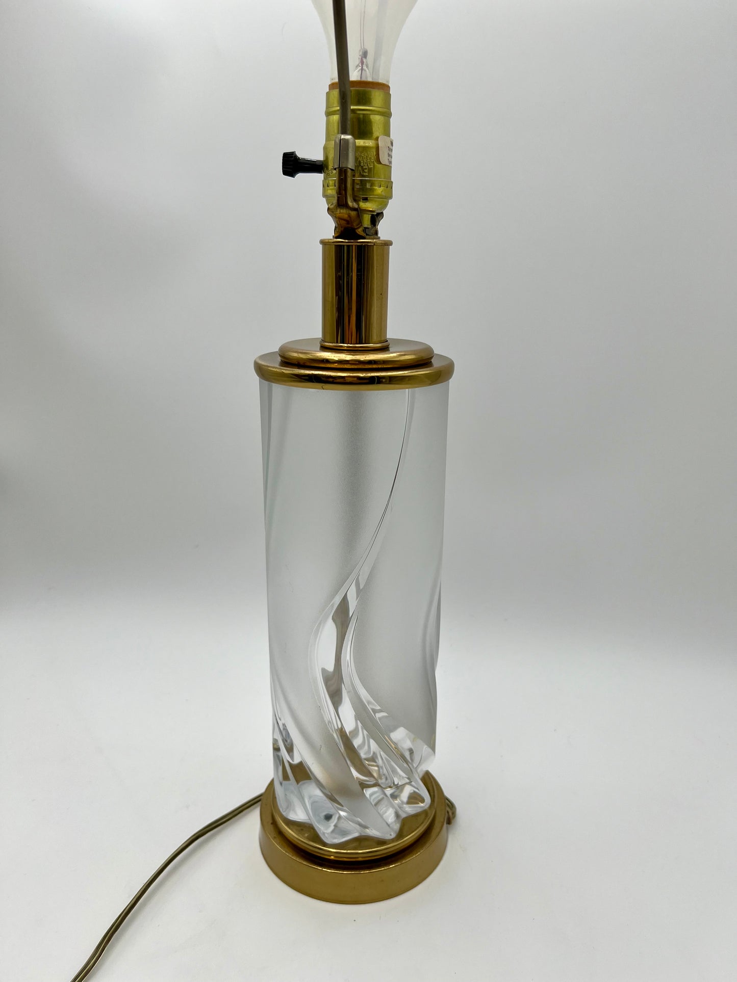 ONE OF A KIND MID CENTURY ART GLASS PEILL AND PUTZLER TABLELAMP