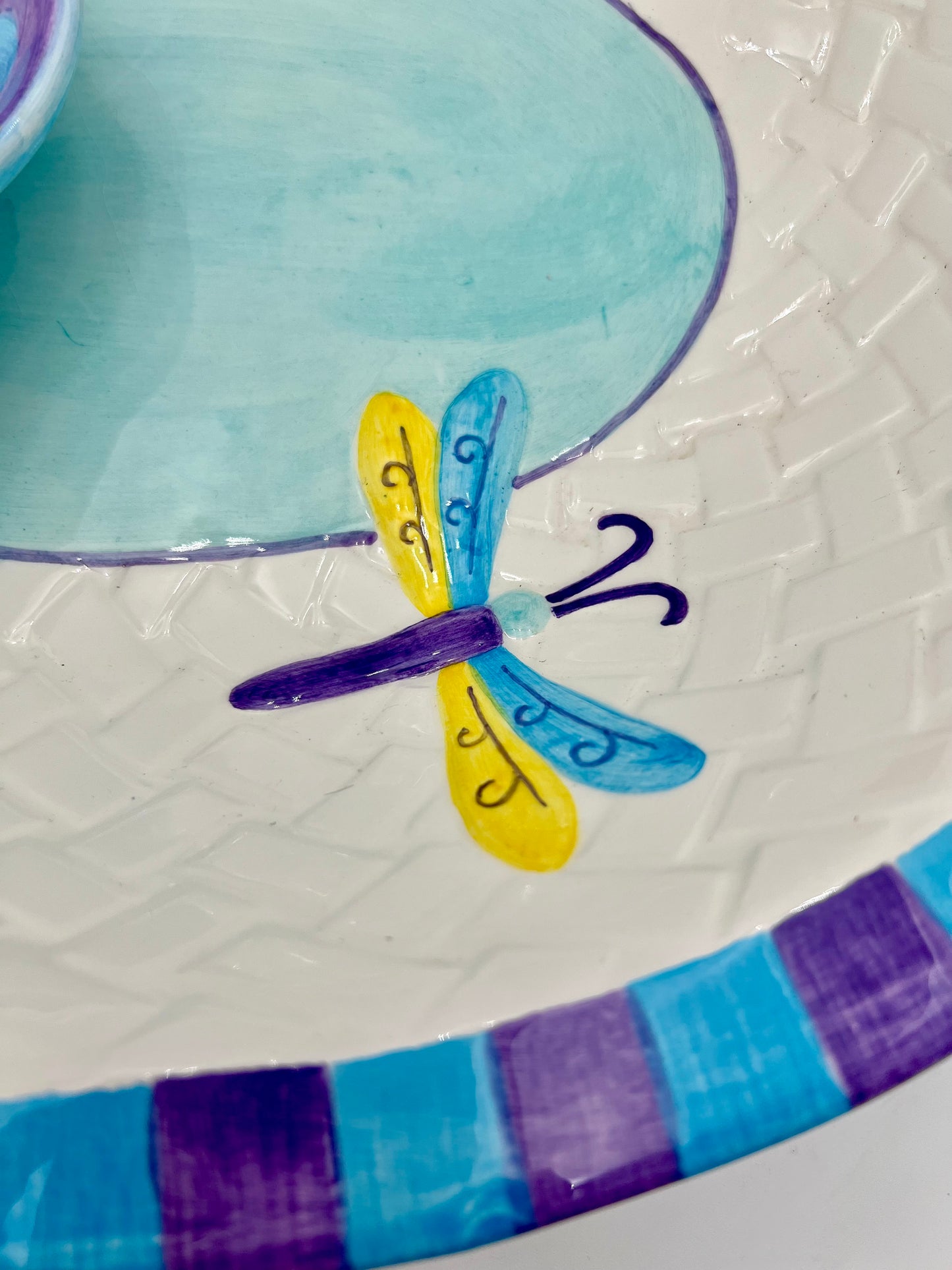 VINTAGE LOTUS DIP PLATTER, 1999