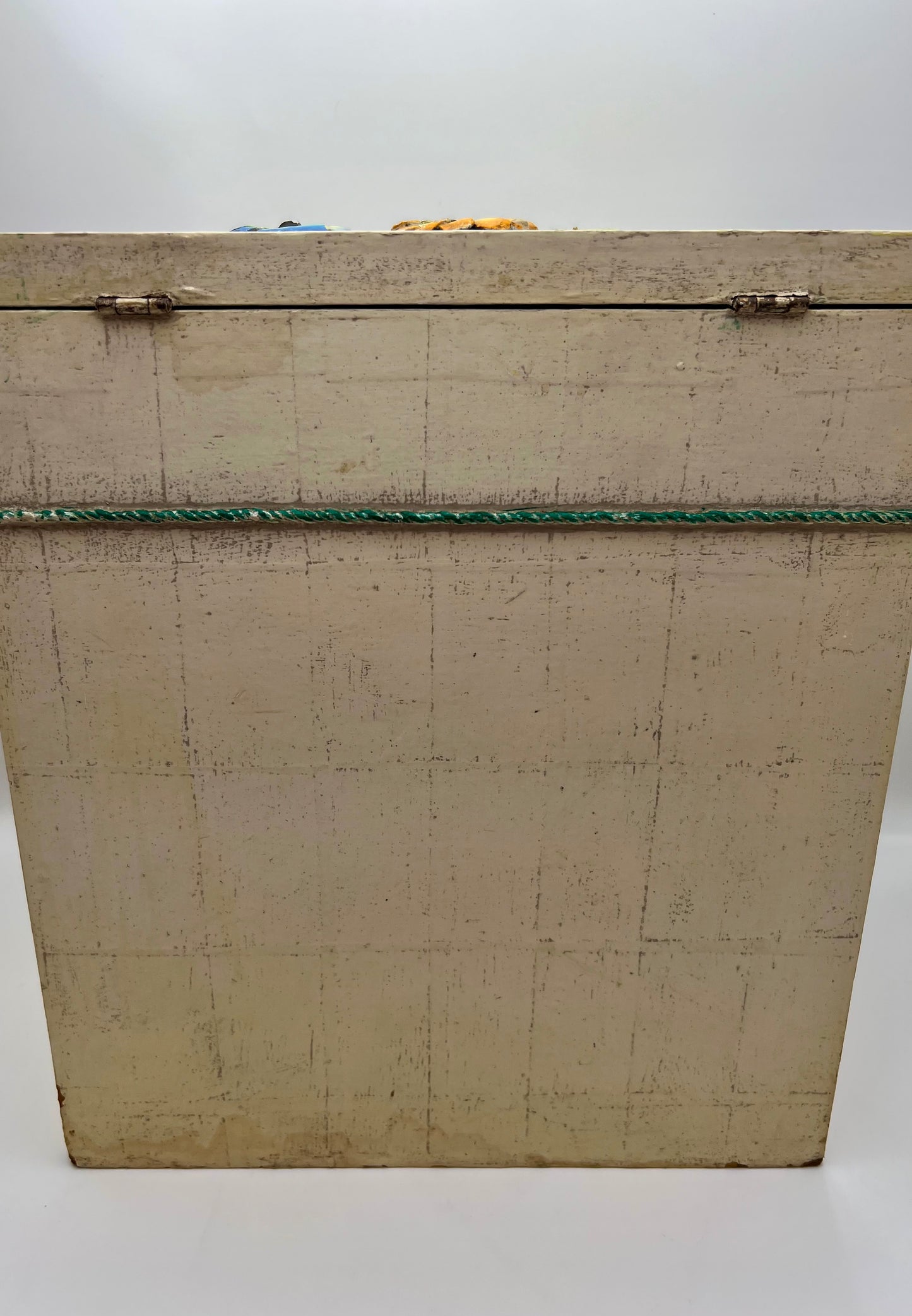 RARE VINTAGE MID CENTURY OVERSIZED WOOD BOX