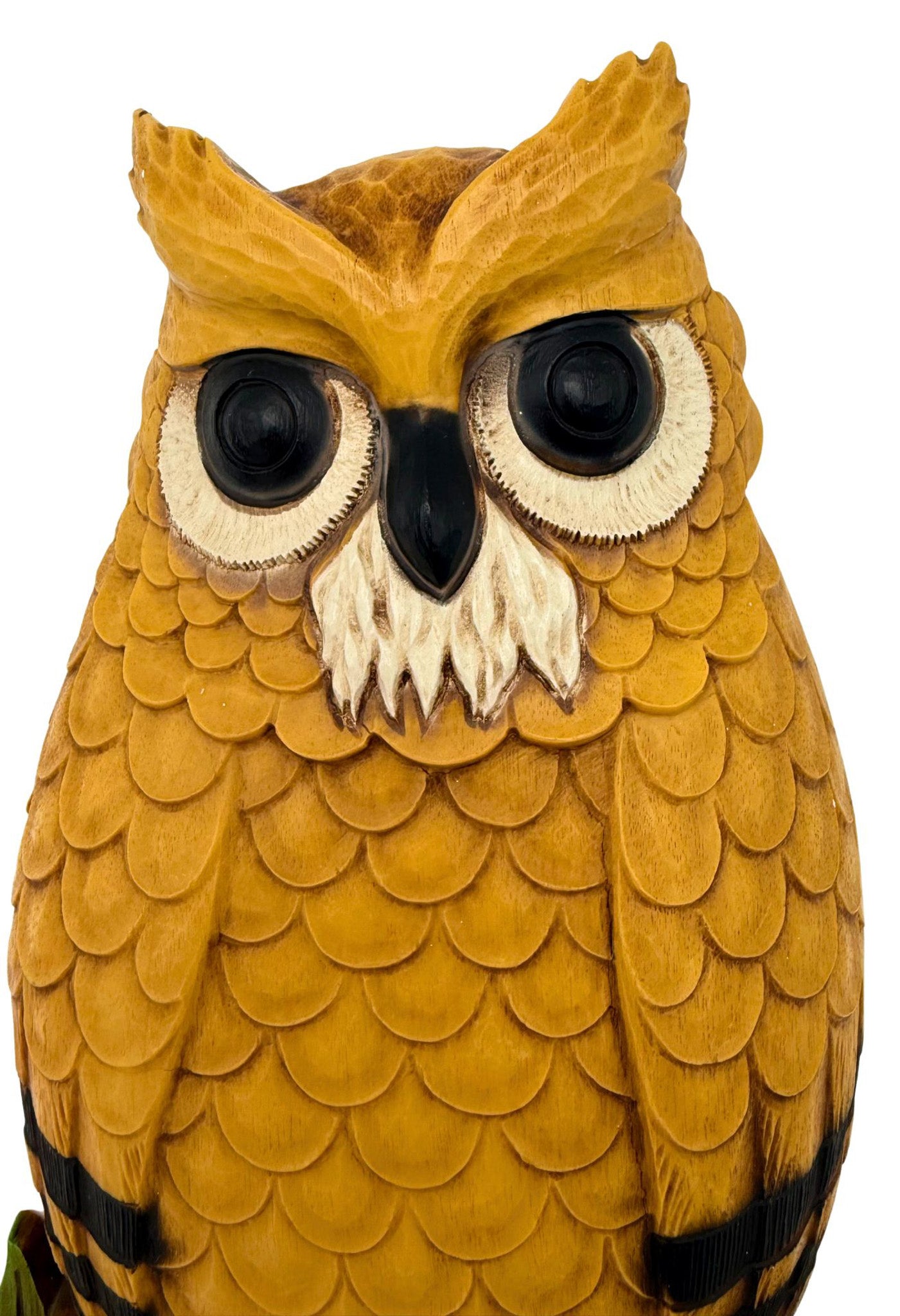 VINTAGE 1976 HOMCO OWL WALL PLAQUE 7403 LARGE WOODLAND DECOR MADE IN USA