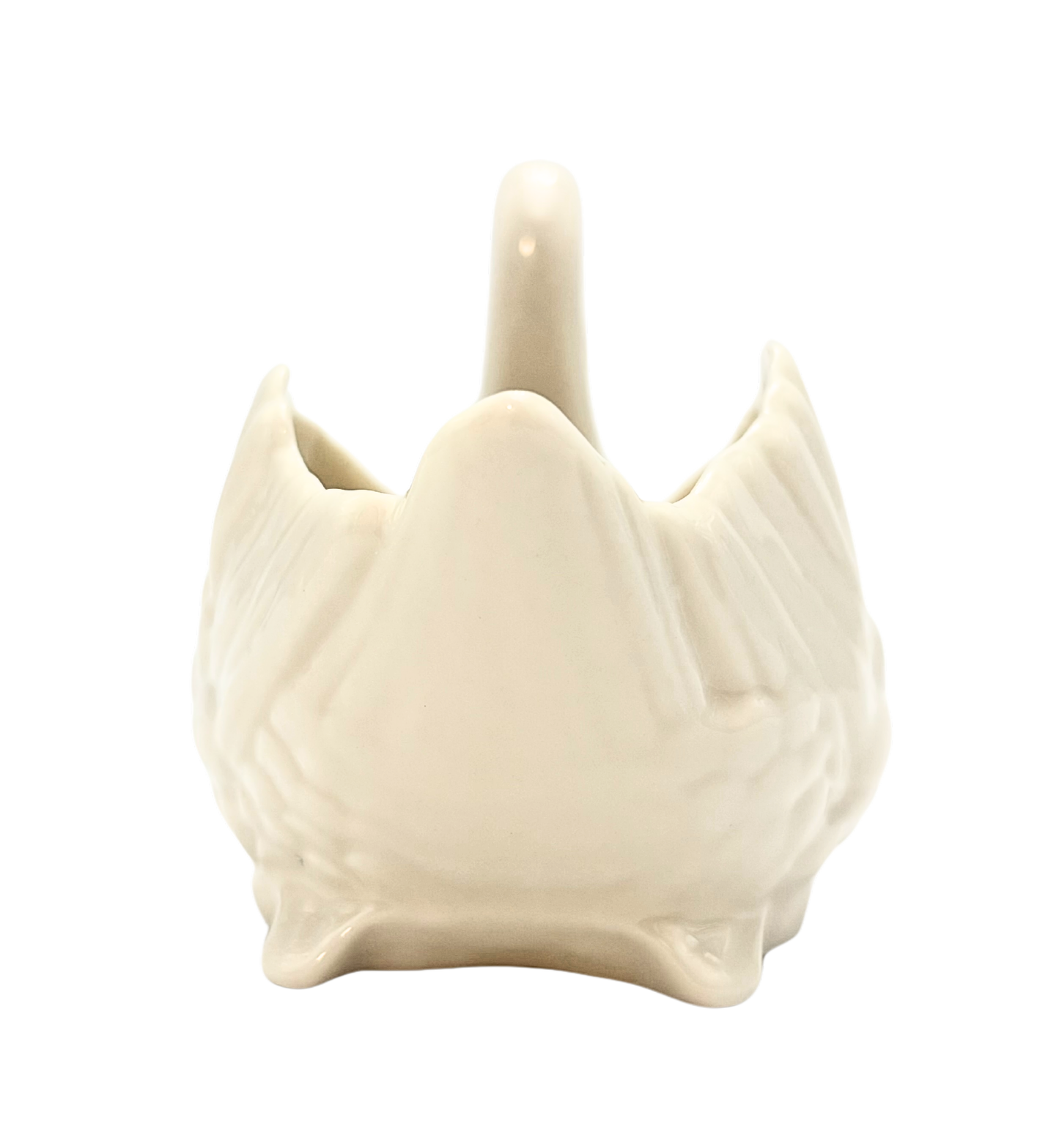 VINTAGE LENOX SWAN PLANTER CENTENNIAL EDITION REPRODUCTION CIRCA 1889 IVORY PORCELAIN MINI SWAN BOWL MADE IN USA