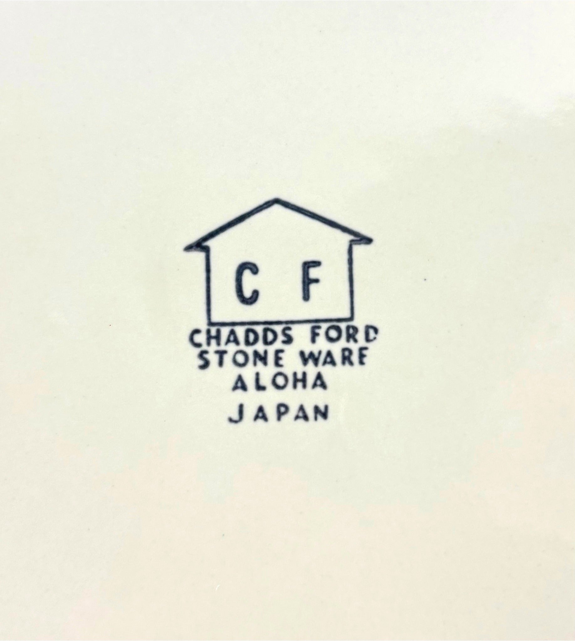 VINTAGE CHADDS FORD ALOHA STONEWARE SERVING PLATTERS – SET OF 3