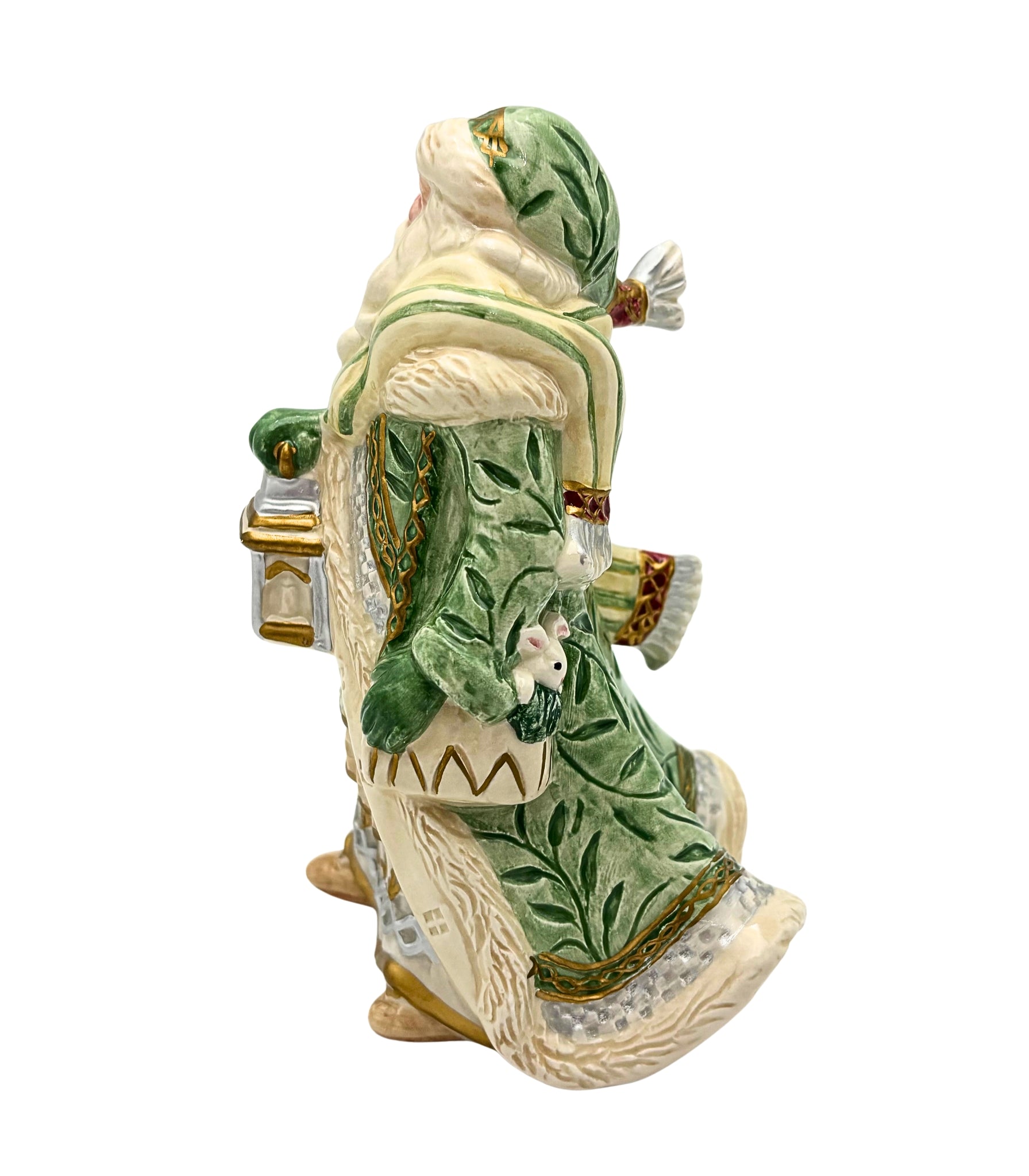 FITZ AND FLOYD GREGORIAN SANTA BELL – 2000 LIMITED EDITION FATHER CHRISTMAS COLLECTIBLE WITH ORIGINAL BOX