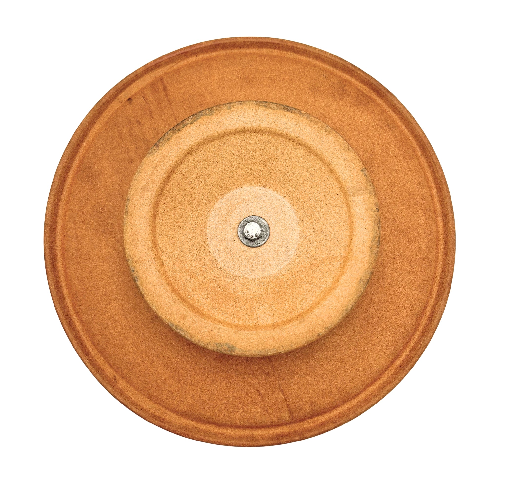 VINTAGE CALIFORNIA POTTERY LAZY SUSAN CHIP & DIP SET