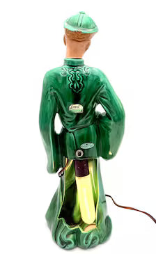1953 LANE & CO. LOS ANGELES CHINESE FIGURAL TV LAMP