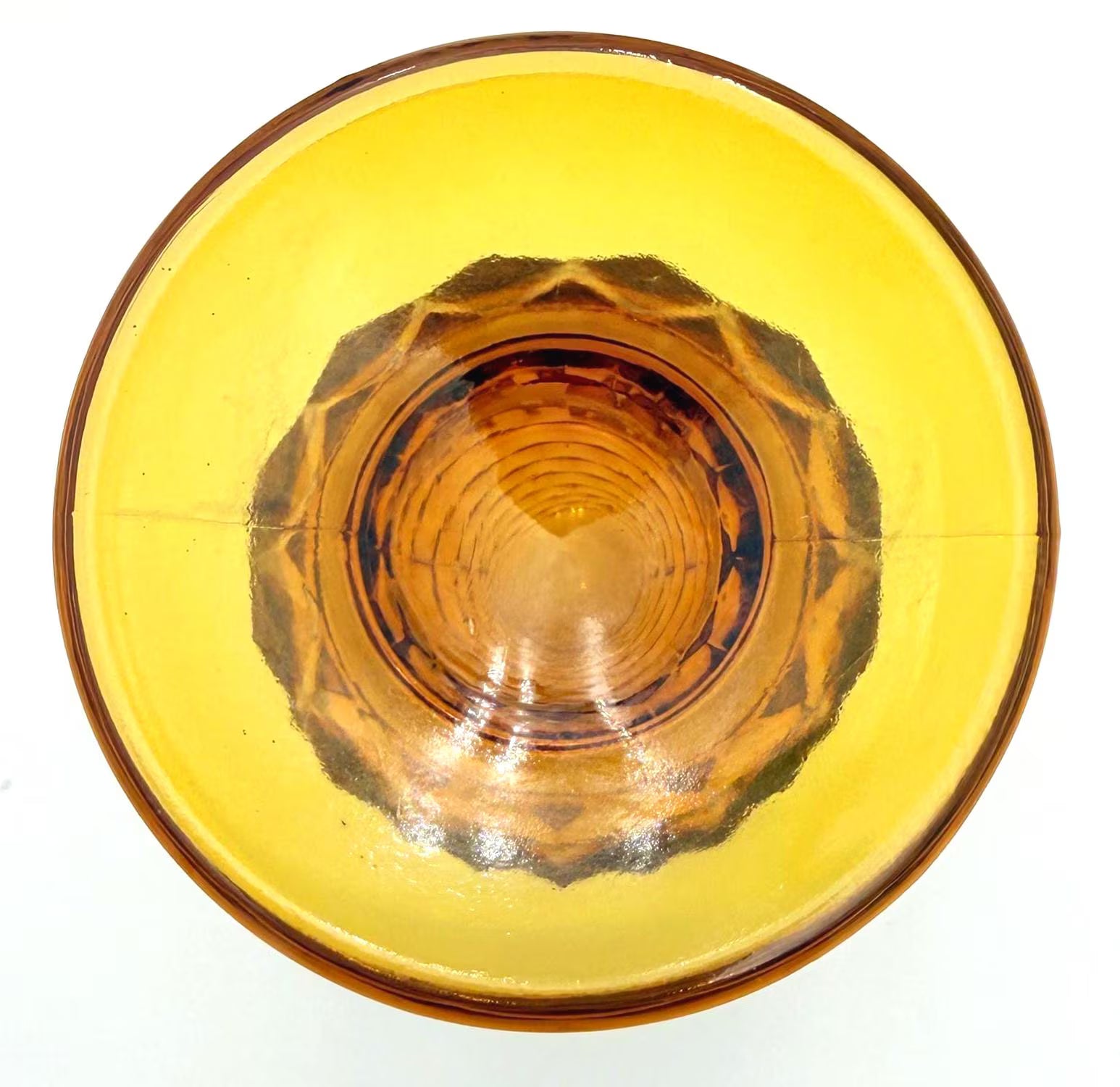 VINTAGE COLONY WHITEHALL AMBER ICED TEA GOBLETS | SET OF 6