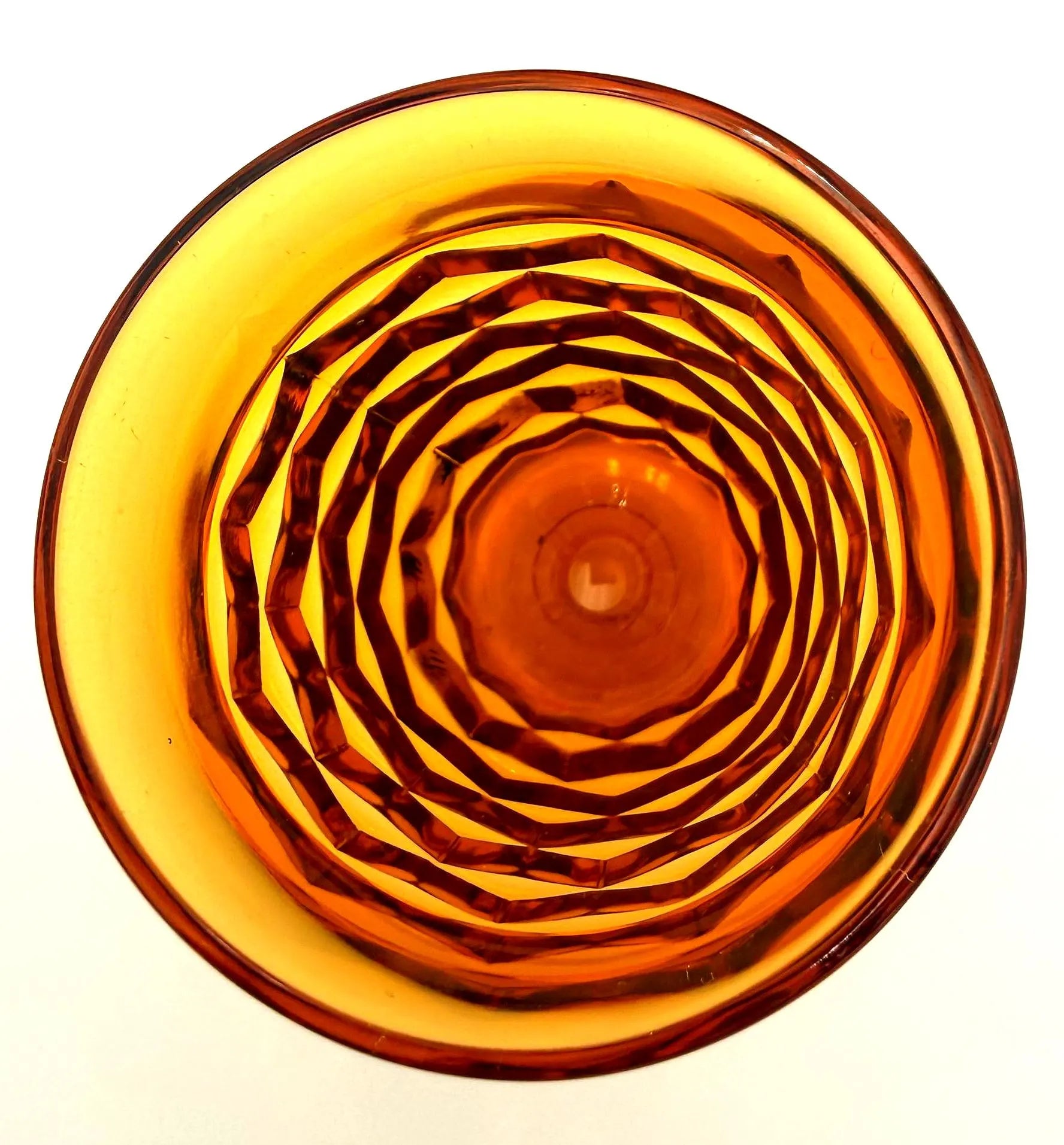 VINTAGE COLONY WHITEHALL AMBER JUICE GLASSES | SET OF 9