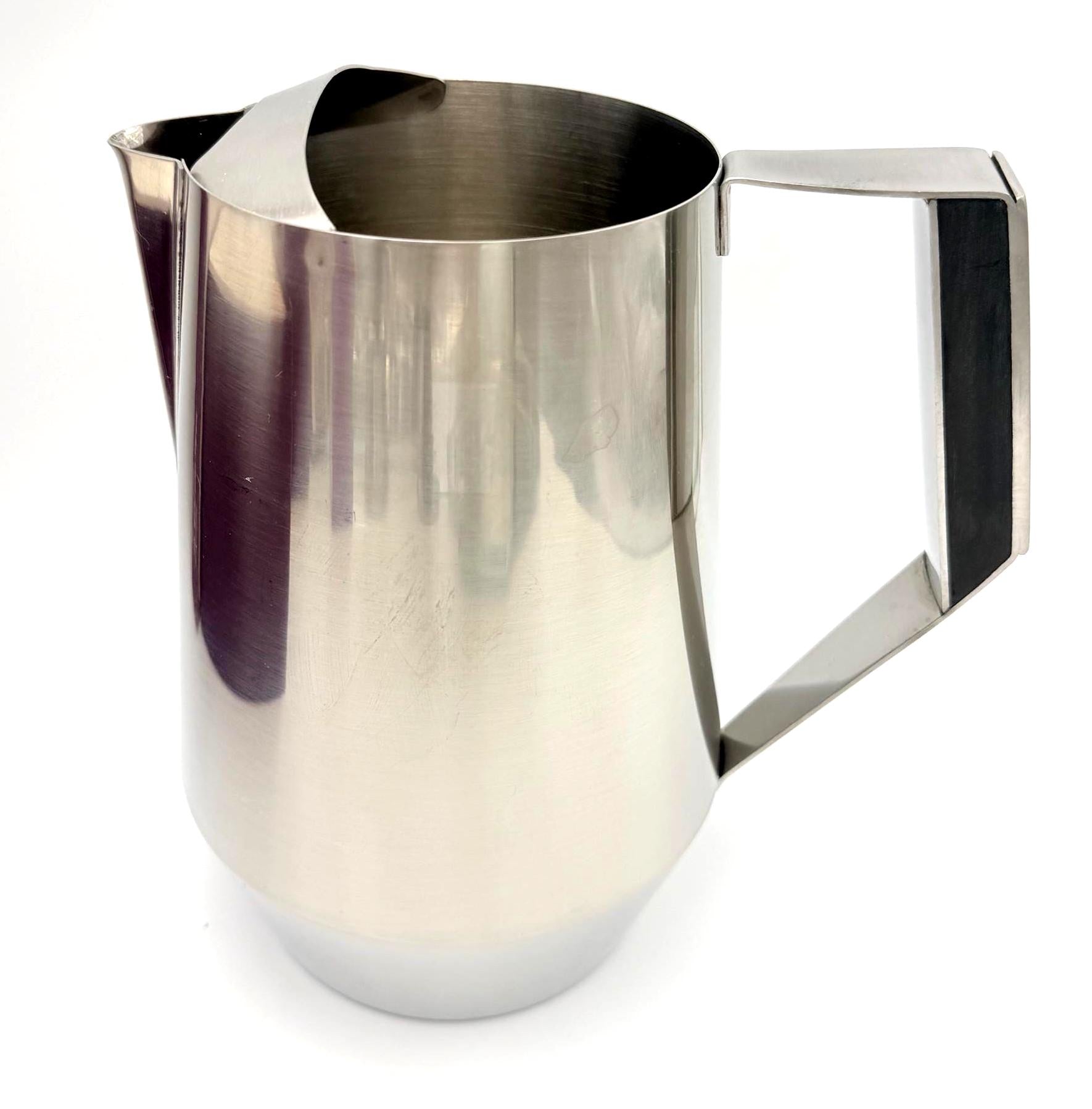 VINTAGE STANLEY ROBERTS BURGUNTINE-VELVET STAINLESS STEEL ENTERTAINING COLLECTION WITH ORIGINAL BOXES