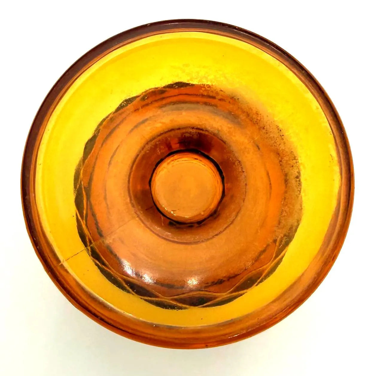 VINTAGE COLONY WHITEHALL AMBER JUICE GLASSES | SET OF 9