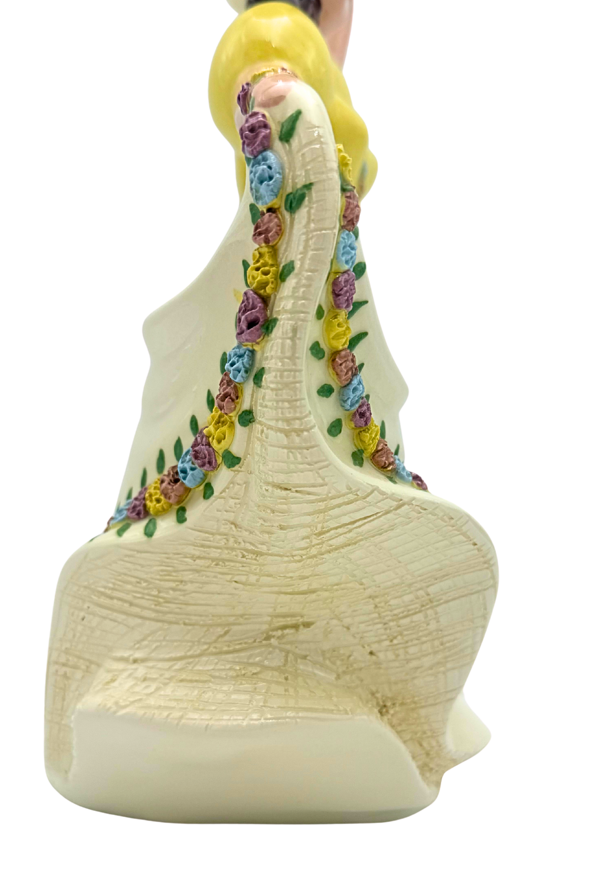 Vintage Hedi Schoop Dancing Lady Figural Vase 1940s California Pottery