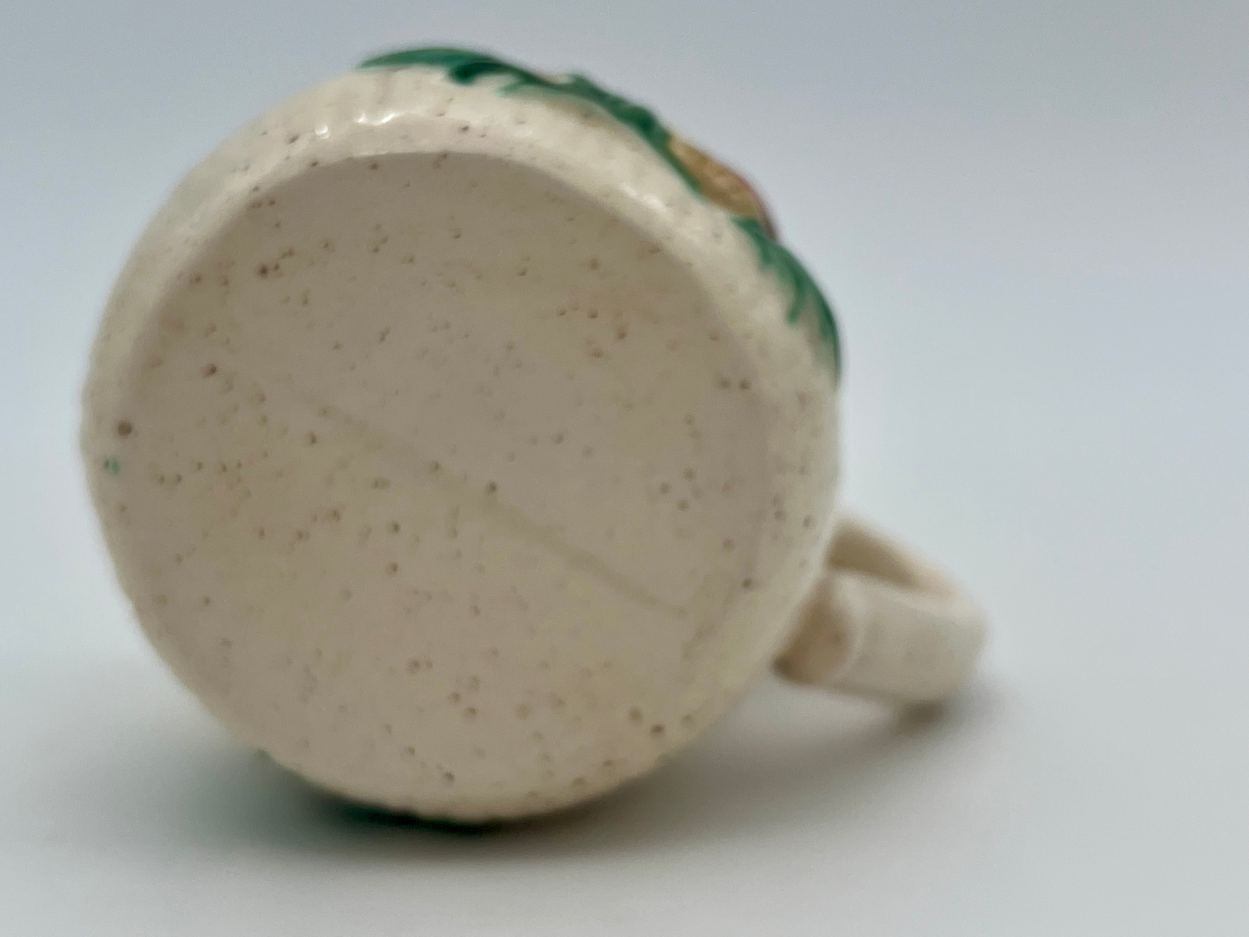 VINTAGE MUSHROOM STONEWARE MUG – 1970s COTTAGECORE CERAMIC COFFEE CUP, RETRO FUNGI KITCHEN DECOR