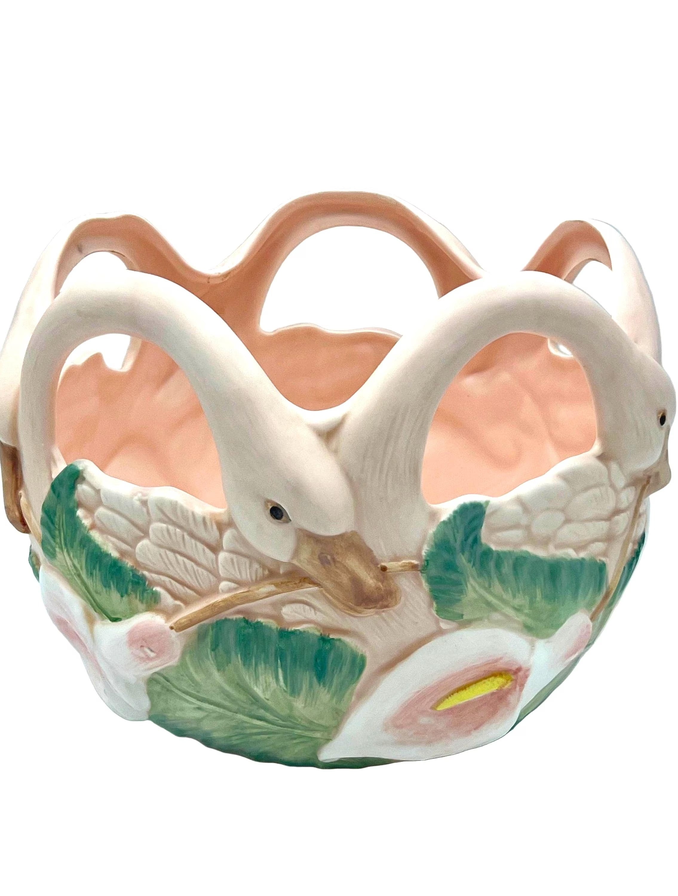 Swan centerpiece bowl.