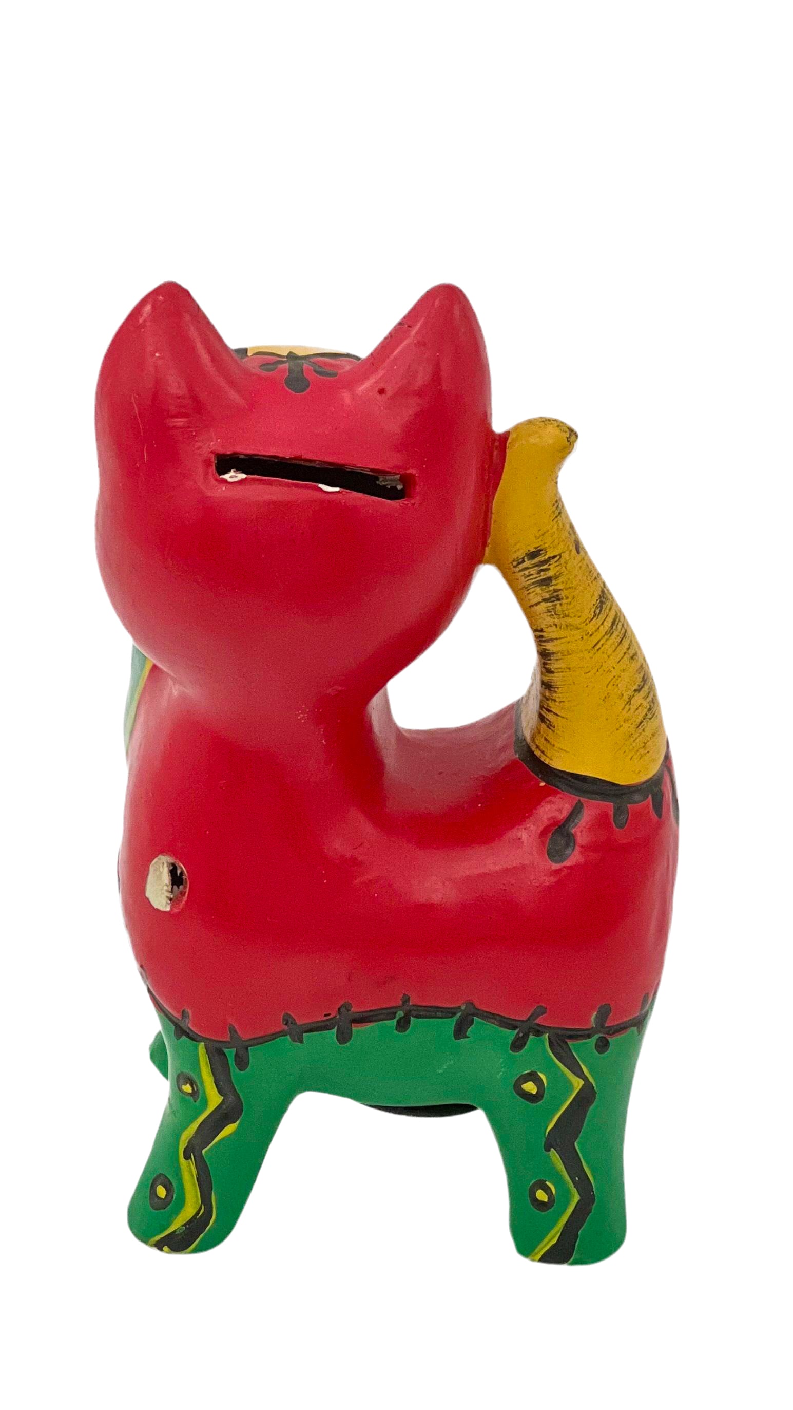 Japanese piggy bank with stopper.